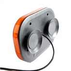 ضوء تحذير كهرماني صغير متعدد القاعدة